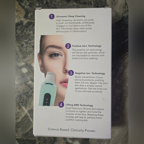 Lela Ultrasonic Skin Spatula Deep Cleansing Extraction Serum Infusion & Lifting - Picture 3 of 4